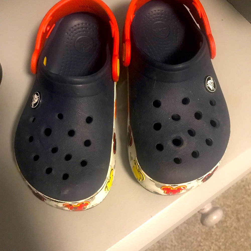 Mickey Mouse light up crocs